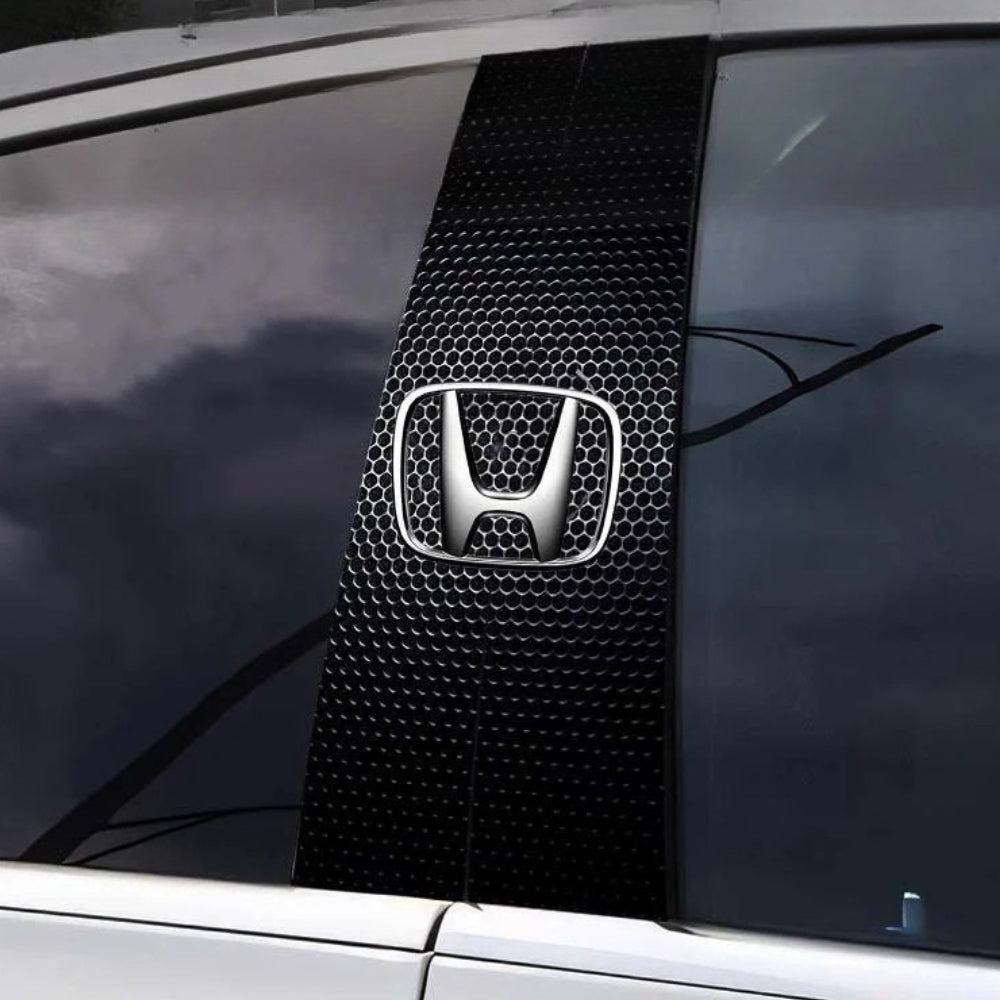 2 autocolante pentru geamurile mașinii cu logo