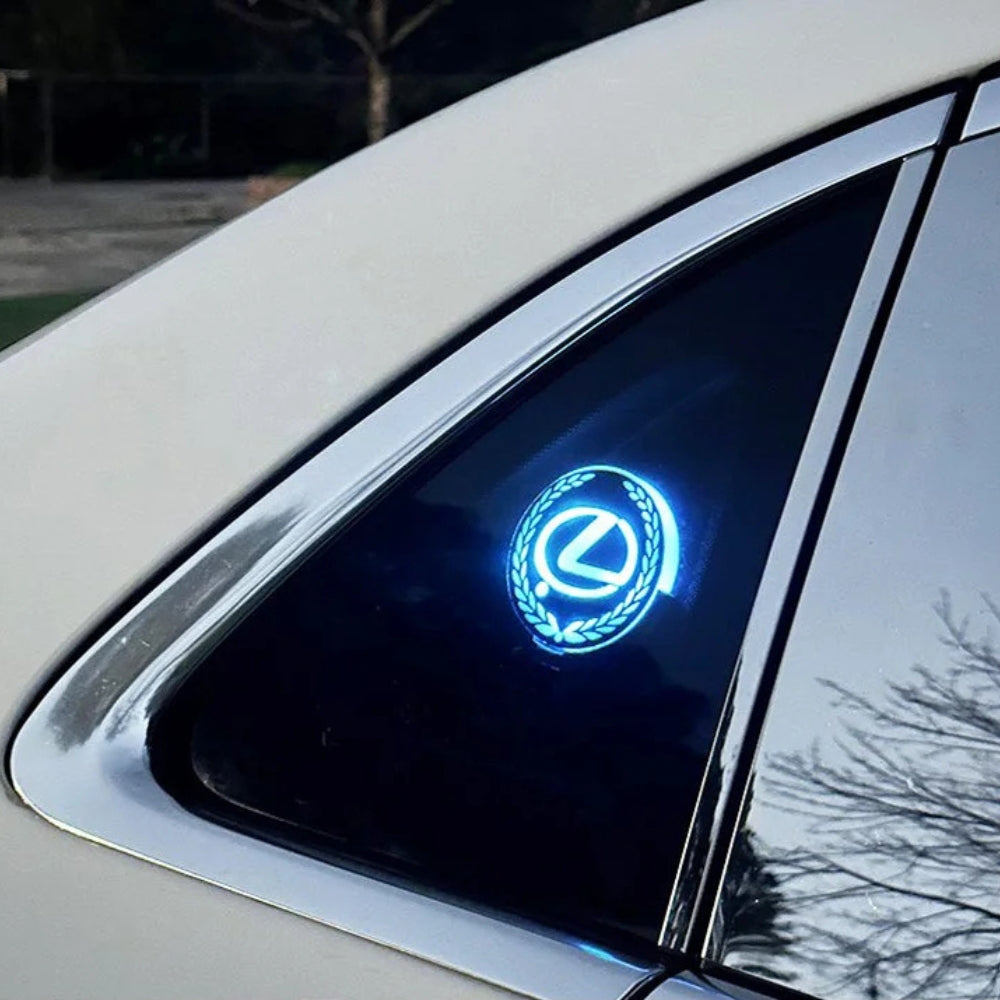 Emblema LED reîncărcabilă pentru mașină – Efect de lumină neon
