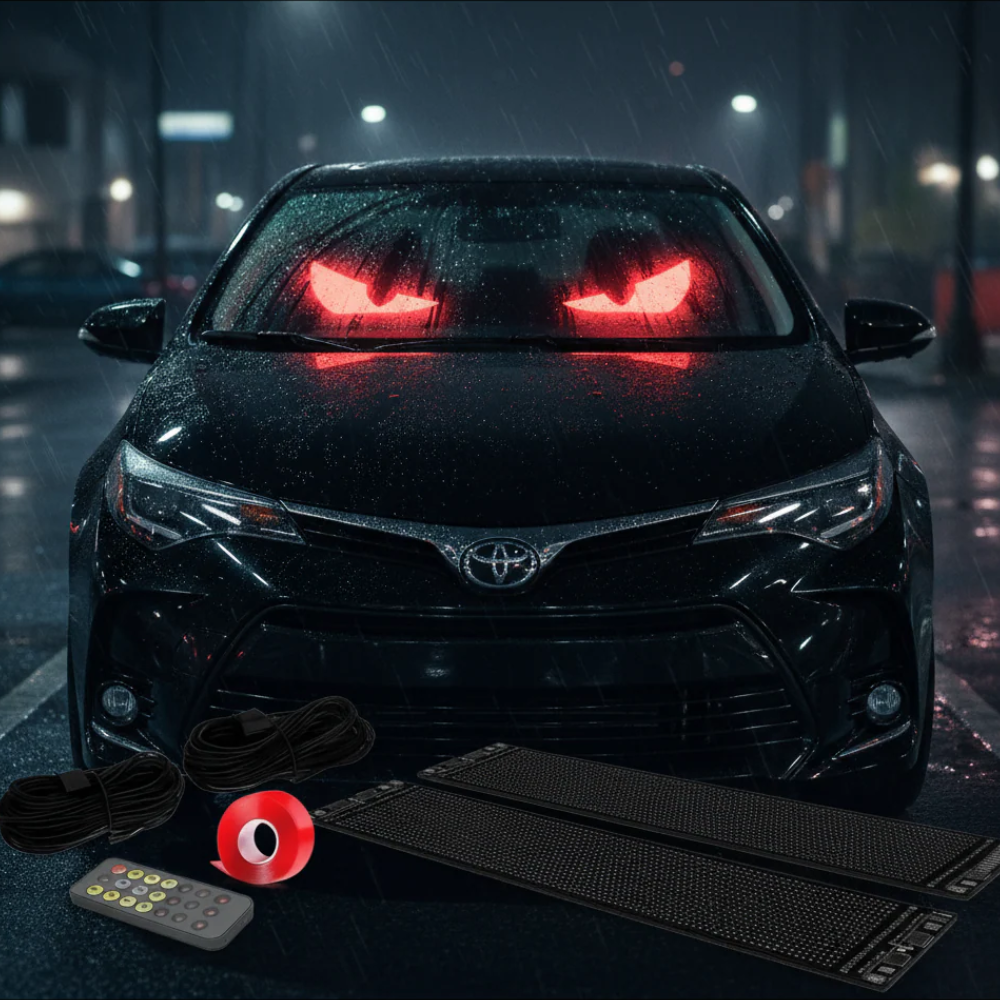Ochi de mașină cu LED – pachet de 2 bucăți