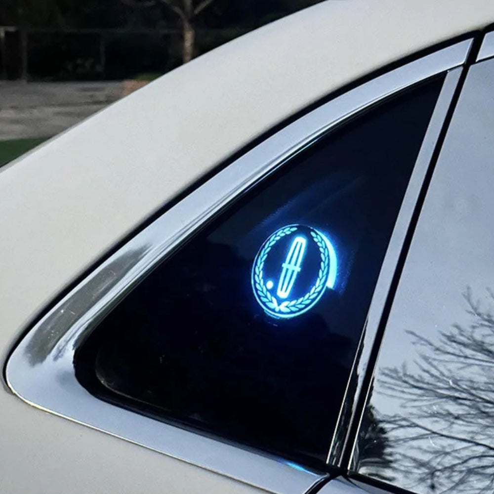 Emblema LED reîncărcabilă pentru mașină – Efect de lumină neon