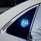 Emblema LED reîncărcabilă pentru mașină – Efect de lumină neon