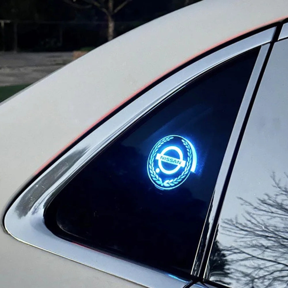 Emblema LED reîncărcabilă pentru mașină – Efect de lumină neon