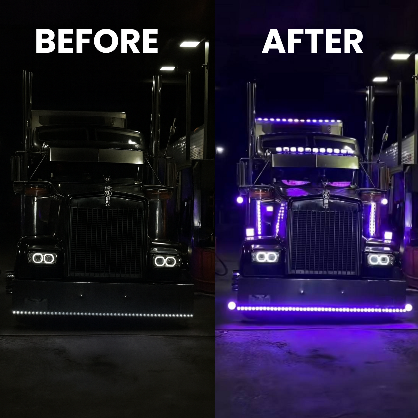 Ochi de mașină cu LED – pachet de 2 bucăți