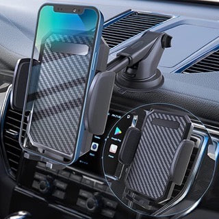 Suport de telefon pentru mașină cu ventuză + accesoriu gratuit pentru gura de aerisire