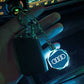 Breloc cu logo auto 3D din cristal