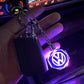 Breloc cu logo auto 3D din cristal